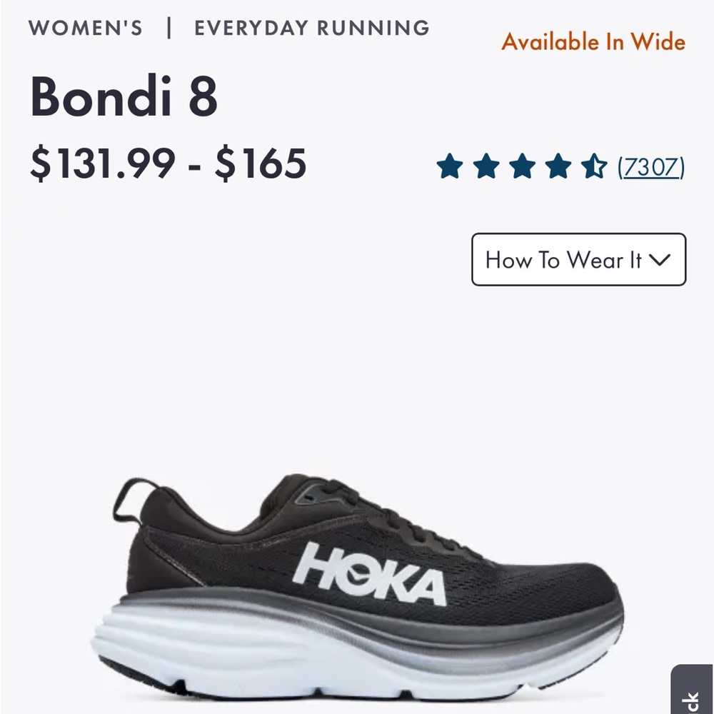 LIKE NEW HOKA Bondi 8